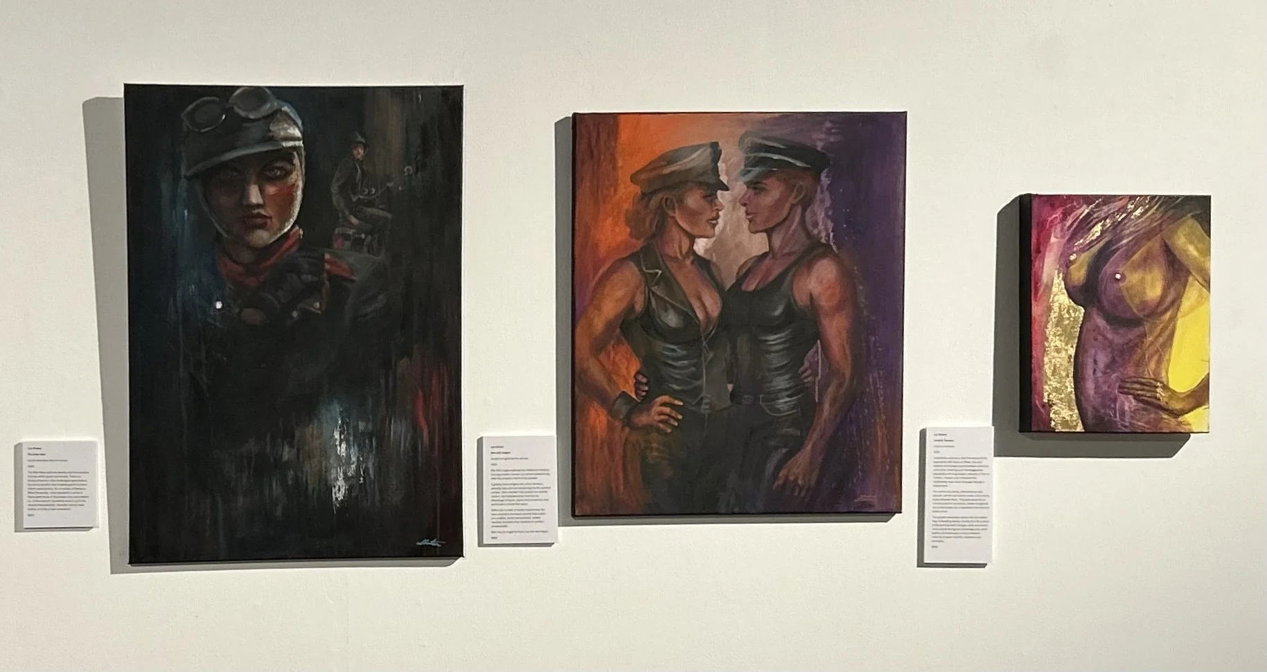 White wall 32, Lyn Onton, as it stands in Tank 4