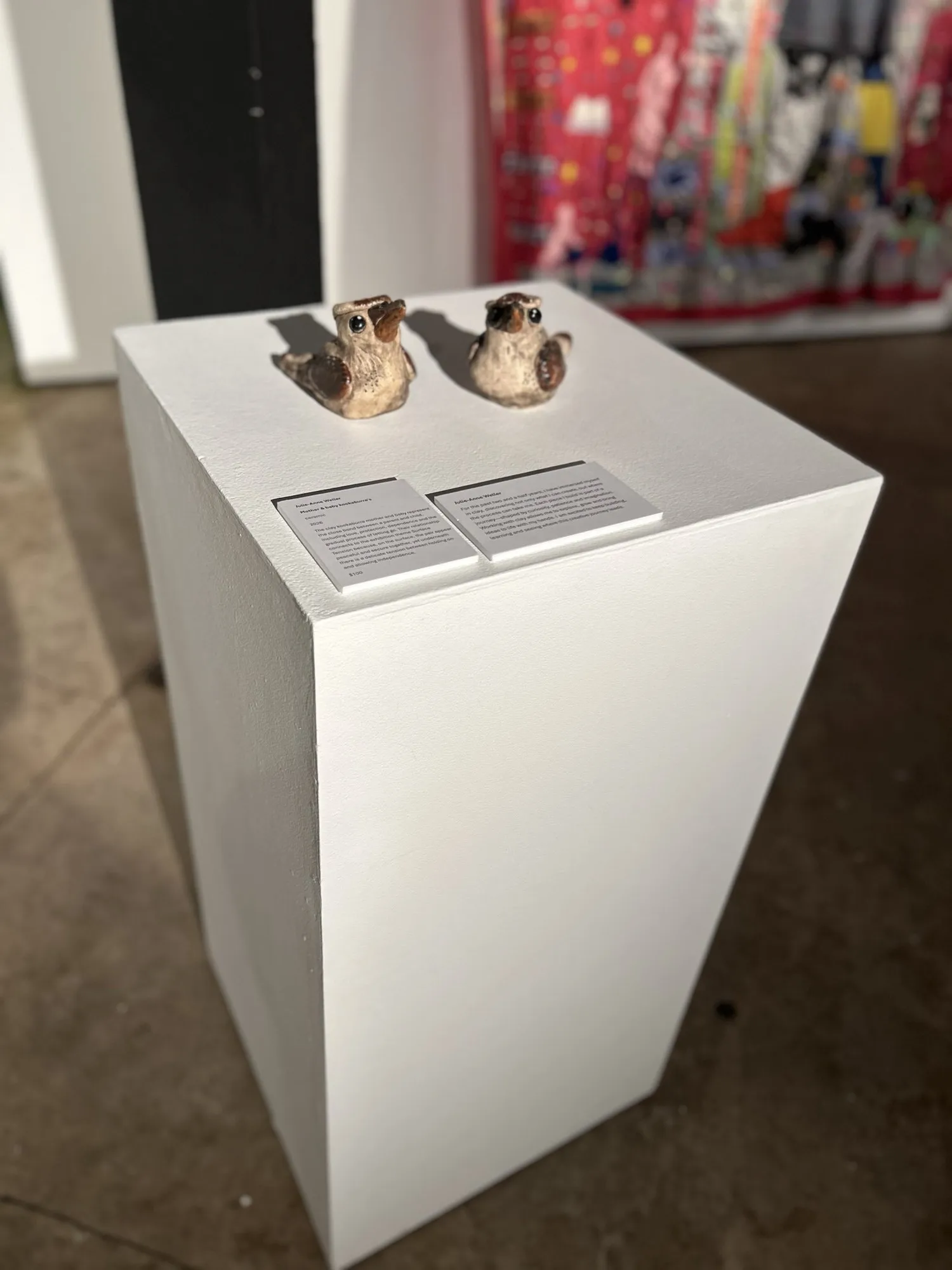 Plinth 15, Julie-Anne Weller, as it stands in the room