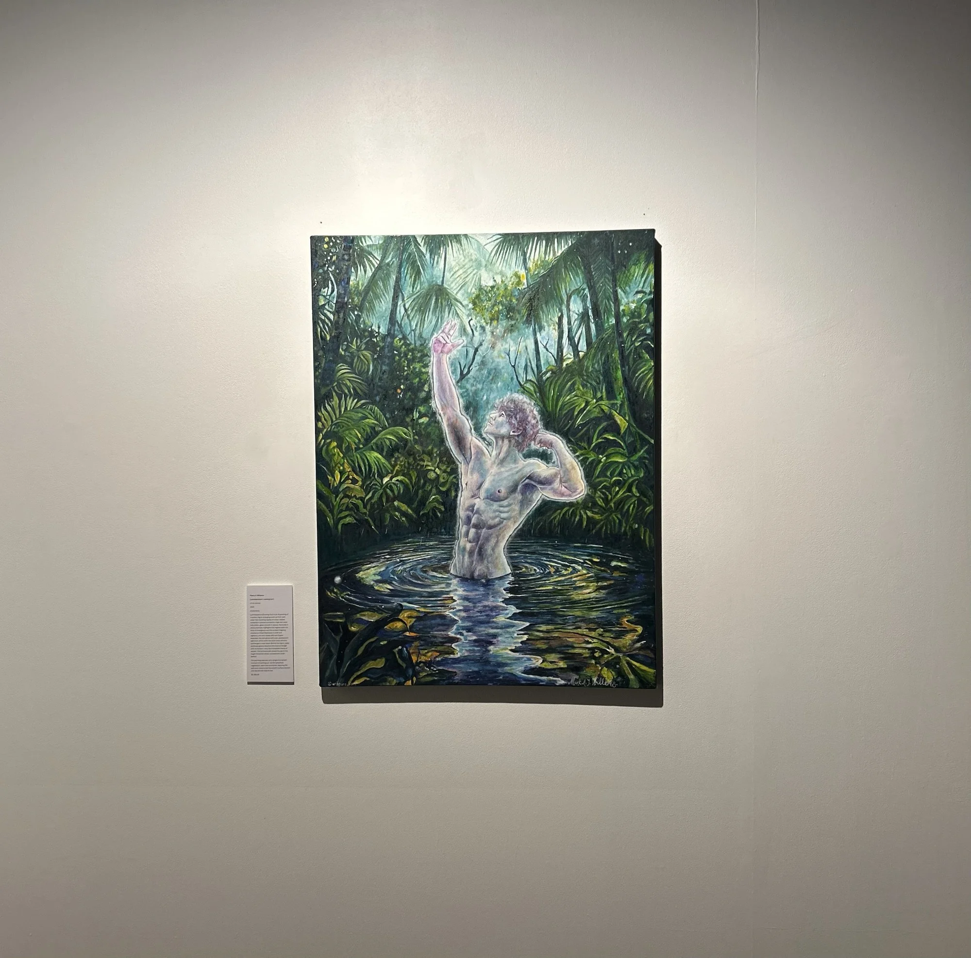 White wall 30, Mark Willems, as it stands in Tank 4